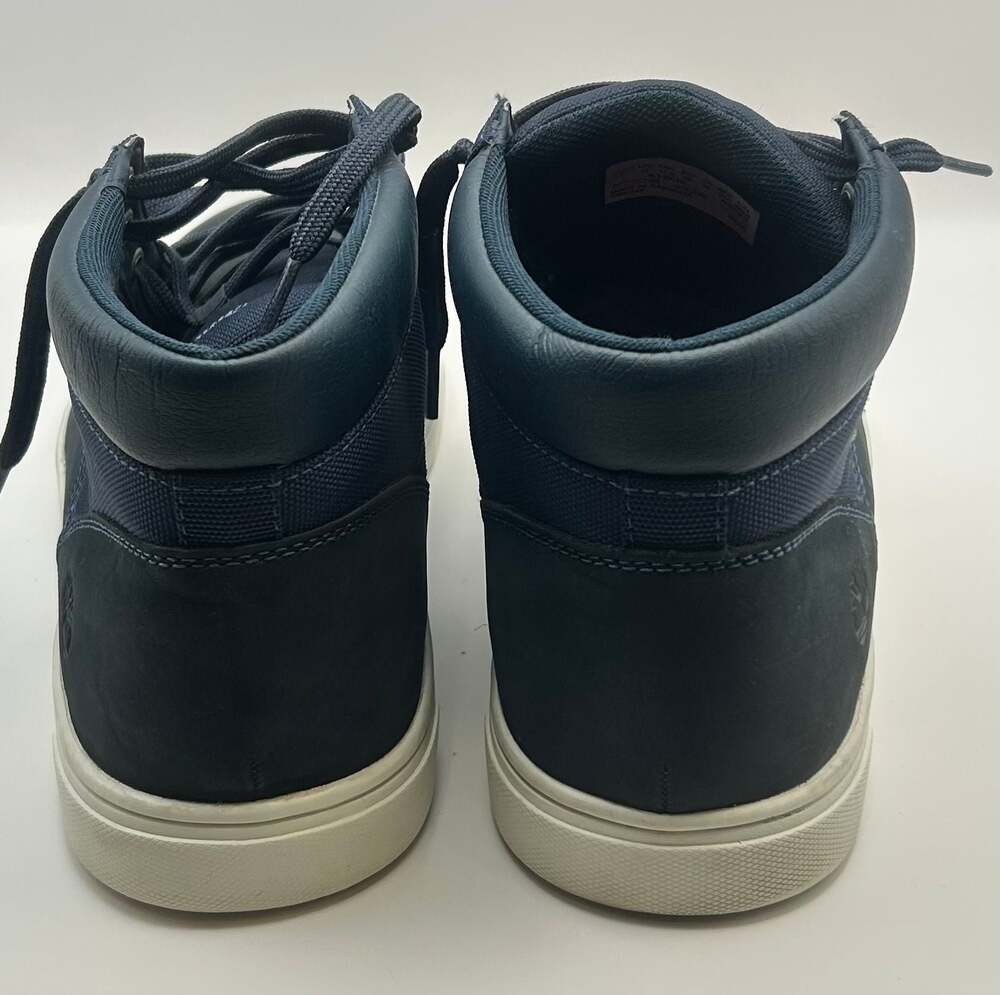 Timberland Men's Groveton Chukka Sneakers Navy Blue Nubuck A1WJX - Picture 2 of 7